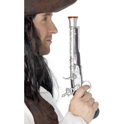 Smiffys Piratpistol - Leksakstillbehör Svart Smiffys Piratpistol - Leksakstillbehör Svart