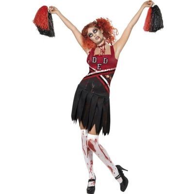 Smiffys High School Horror Cheerleader Kostüm - Horror Kleid M Smiffys High School Horror Cheerleader Kostüm - Horror Kleid M