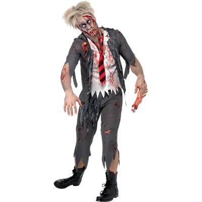 Smiffys Adult Zombie Schoolboy Costume - High School Horror Smiffys Adult Zombie Schoolboy Costume - High School Horror