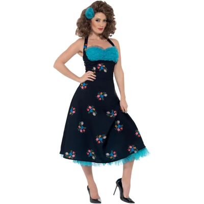 Disfraz de Mujer Smiffys Grease Cha Cha Digregorio - Disfraz de Fiesta de Grease Digregorio Disfraz de Mujer Smiffys Grease Cha Cha Digregorio - Disfraz de Fiesta de Grease Digregorio