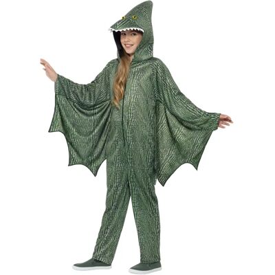 Disfraz de Dinosaurio Pterodáctilo de Smiffys - Verde para Niños 7-9 Disfraz de Dinosaurio Pterodáctilo de Smiffys - Verde para Niños 7-9