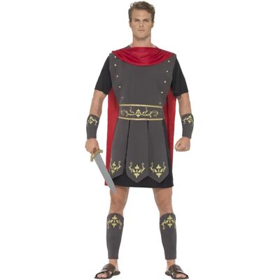 Smiffys Men's Roman Gladiator Costume - Black - Adult Smiffys Men's Roman Gladiator Costume - Black - Adult