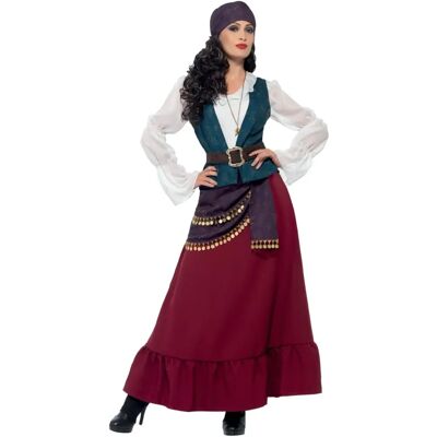 Smiffys Deluxe Pirat Buccaneer Kostym - Vuxen Lila Smiffys Deluxe Pirat Buccaneer Kostym - Vuxen Lila
