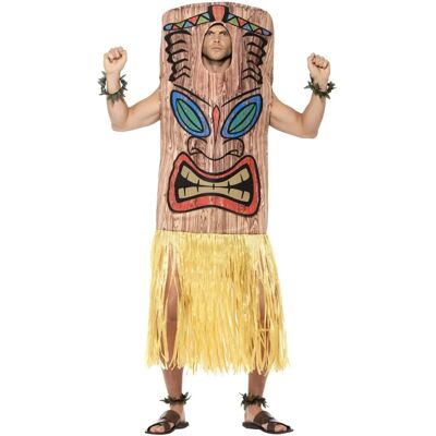 Costume Tiki Totem di Smiffys per Adulti Marrone - Tipo di costume Costume Tiki Totem di Smiffys per Adulti Marrone - Tipo di costume