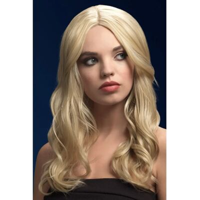 Smiffys Fever Khloe Perücke - Dunkelblond, Lange Welle, 66cm - Perücke Smiffys Fever Khloe Perücke - Dunkelblond, Lange Welle, 66cm - Perücke