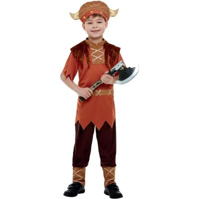 Smiffys Wikinger Kostüm - Top, Hosen & Hut - Kinder 7-9 Smiffys Wikinger Kostüm - Top, Hosen & Hut - Kinder 7-9