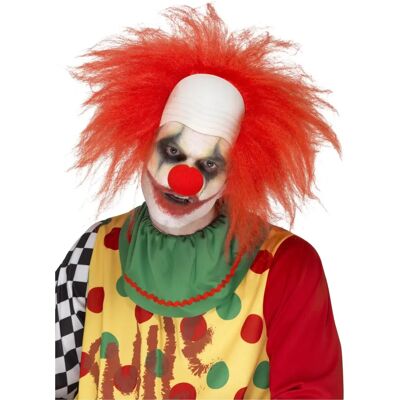 Parrucca da Clown Deluxe Smiffys 44898 - Rosso - Adulto - Halloween Parrucca da Clown Deluxe Smiffys 44898 - Rosso - Adulto - Halloween