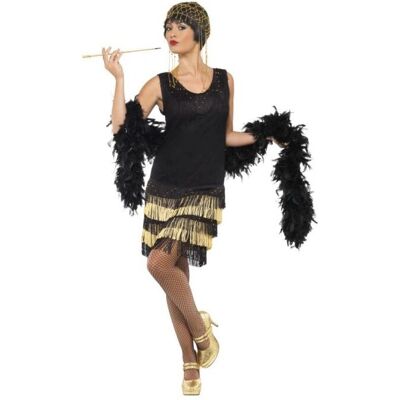 Smiffys Felnőtt Női 1920-as évek flapper jelmez - Jelmez Smiffys Felnőtt Női 1920-as évek flapper jelmez - Jelmez
