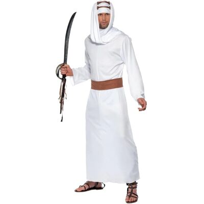 Smiffys Manlig Lawrence of Arabia Kostym - Vit Kappa & Tillbehör Smiffys Manlig Lawrence of Arabia Kostym - Vit Kappa & Tillbehör