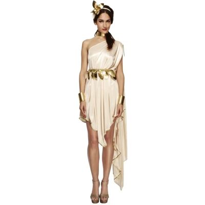 Costume da Dea della Febbre di Smiffys - Vestito e Accessori di Dea Greca Costume da Dea della Febbre di Smiffys - Vestito e Accessori di Dea Greca