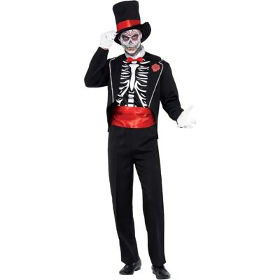 Smiffys Model 21565l Skeleton Skeleton Costume - Adult Smiffys Model 21565l Skeleton Skeleton Costume - Adult