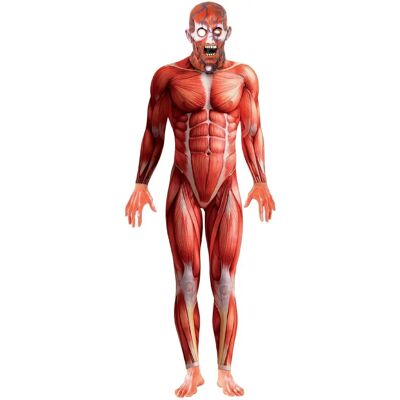 Costume Anatomie Smiffys - Rouge - Déguisement Halloween Adulte Costume Anatomie Smiffys - Rouge - Déguisement Halloween Adulte