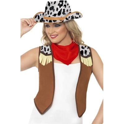 Kit de Costume Far West Marron pour Adultes de Smiffys Kit de Costume Far West Marron pour Adultes de Smiffys
