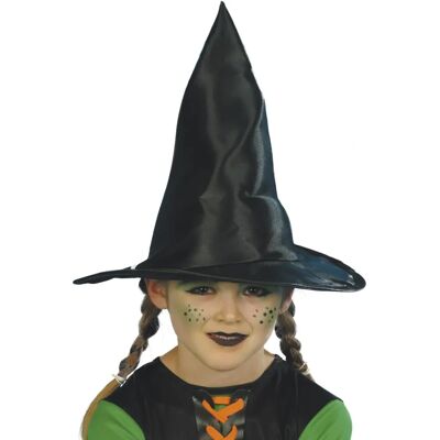 Chapeau de sorcière pour enfant Smiffys - Noir, 30cm, Accessoire de déguisement Halloween Chapeau de sorcière pour enfant Smiffys - Noir, 30cm, Accessoire de déguisement Halloween