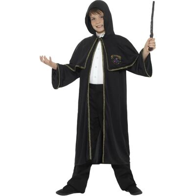 Manto de Mago para Niños en Negro y Oro - Disfraz Infantil Manto de Mago para Niños en Negro y Oro - Disfraz Infantil