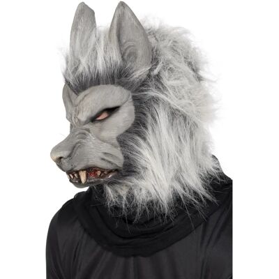 Masque de loup-garou gris de Smiffys - Accessoire de déguisement Halloween - Publicité Masque de loup-garou gris de Smiffys - Accessoire de déguisement Halloween - Publicité