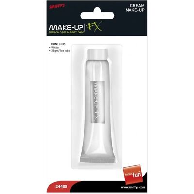 Bílá aqua krémová make-up od Smiffys - Obličejová barva Bílá aqua krémová make-up od Smiffys - Obličejová barva