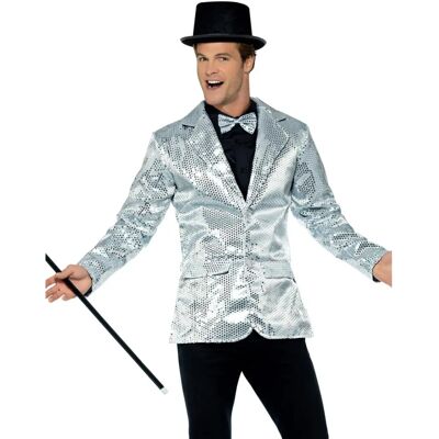Veste à sequins pour hommes Smiffys 21139xl - Soirée pour adultes Veste à sequins pour hommes Smiffys 21139xl - Soirée pour adultes