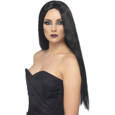 Peruka czarownicy czarna od Smiffys - Akcesorium na Halloween Peruka czarownicy czarna od Smiffys - Akcesorium na Halloween
