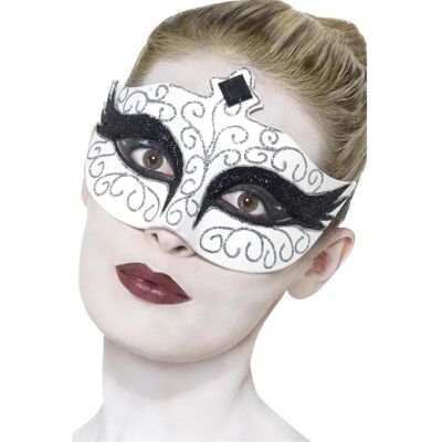 Smiffys 27318 Svart gotisk maske Smiffys 27318 Svart gotisk maske