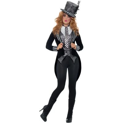 Smiffys Dark Miss Hatter Costume - Black & Accessories Smiffys Dark Miss Hatter Costume - Black & Accessories