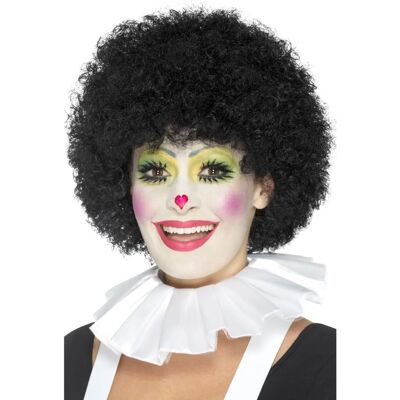 Smiffys Ruffle de cou de clown blanc - Accessoire de costume de clown Smiffys Ruffle de cou de clown blanc - Accessoire de costume de clown