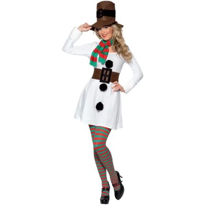 Costume Miss Snowman di Smiffys - Abito natalizio Costume Miss Snowman di Smiffys - Abito natalizio