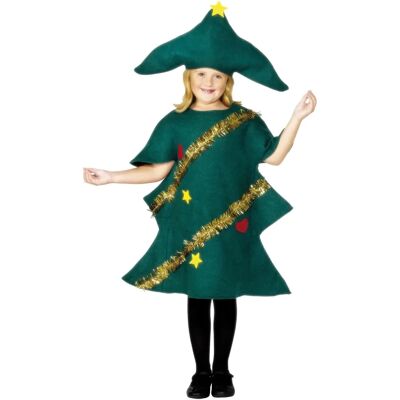 Smiffys 28264l Costume Albero di Natale Bambini Verde Medium - Costumi Smiffys 28264l Costume Albero di Natale Bambini Verde Medium - Costumi
