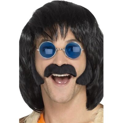 Set de Disfraz Hippie de Smiffys - Adulto Retro de los 60 Set de Disfraz Hippie de Smiffys - Adulto Retro de los 60