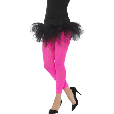 Neon-festkläder Smiffys 45130 - Läckleggings, Boa, Flerfärgad Neon-festkläder Smiffys 45130 - Läckleggings, Boa, Flerfärgad