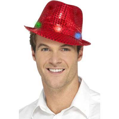 Világító sequin trilby sapka, fekete - Sapka Világító sequin trilby sapka, fekete - Sapka