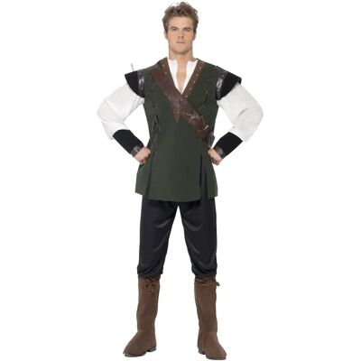 Smiffys Robin Hood Kostüm - Grün, Medium - Kostüm Smiffys Robin Hood Kostüm - Grün, Medium - Kostüm