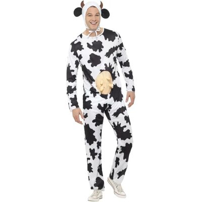 Déguisement Vache Blanc Noir Smiffys - Costumes & Masques Déguisement Vache Blanc Noir Smiffys - Costumes & Masques