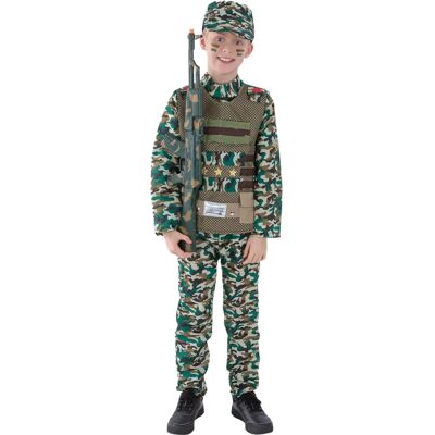 Disfraz de Niño Camuflaje Militar Smiffys Modelo 48209l - Grande Disfraz de Niño Camuflaje Militar Smiffys Modelo 48209l - Grande