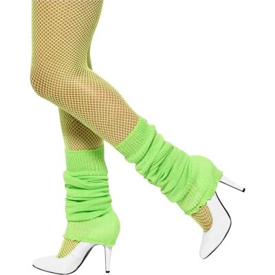 Smiffys 31047 Neon Grüne Legwarmers - Kostümzubehör Smiffys 31047 Neon Grüne Legwarmers - Kostümzubehör