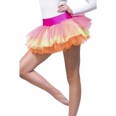 Smiffys Neon Tutu Underskirt - Multi Neon - Adult Costume Accessory Smiffys Neon Tutu Underskirt - Multi Neon - Adult Costume Accessory