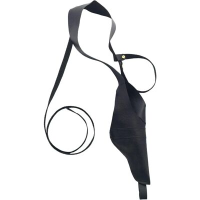 Smiffys Gangster Holster - Svart, med Pistol - Tilbehør Smiffys Gangster Holster - Svart, med Pistol - Tilbehør