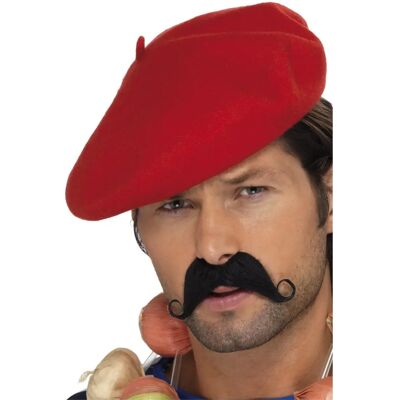 Smiffys Red Beret - French Costume Accessory Smiffys Red Beret - French Costume Accessory