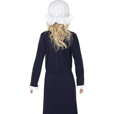 Costume de Fille Pauvre Victorienne de Smiffys - Blanc et Bleu - Publicité Costume de Fille Pauvre Victorienne de Smiffys - Blanc et Bleu - Publicité