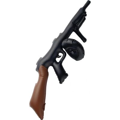 Accessoire de costume Tommy Gun gonflable 1920s Smiffys Noir - Publicité Accessoire de costume Tommy Gun gonflable 1920s Smiffys Noir - Publicité