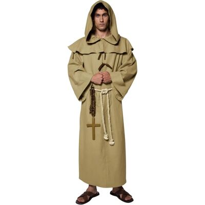 Fantasia de monge para homens da Smiffys - Tales Of Old - Fantasia Medieval Fantasia de monge para homens da Smiffys - Tales Of Old - Fantasia Medieval