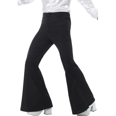Smiffys 48191XL Vida flare-byxor - Maskerad - 60s 70s Svart Smiffys 48191XL Vida flare-byxor - Maskerad - 60s 70s Svart