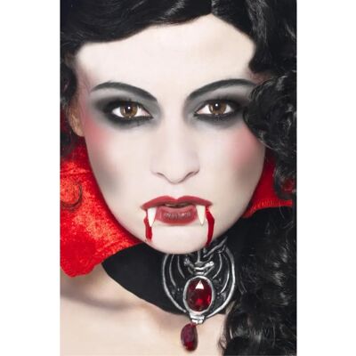 Kit Maquillage Vampire Smiffys avec Crocs, Éponge - Déguisement Halloween - Publicité Kit Maquillage Vampire Smiffys avec Crocs, Éponge - Déguisement Halloween - Publicité