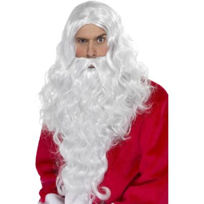 Fascia con Baffi di Zucchero di Natale Rosso e Bianco - Accessorio per Costume Fascia con Baffi di Zucchero di Natale Rosso e Bianco - Accessorio per Costume