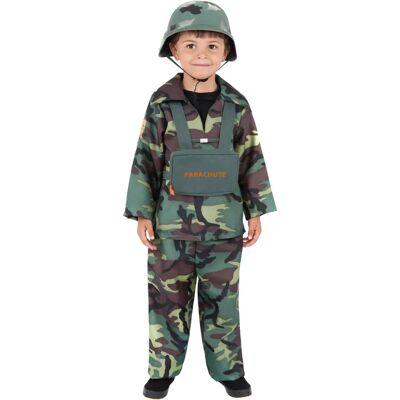 Costume da Soldato per Ragazzi Smiffys - Top, Pantaloni & Zaino Costume da Soldato per Ragazzi Smiffys - Top, Pantaloni & Zaino