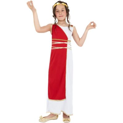 Costume de fille grecque Smiffys - Rouge et Blanc - Déguisements - Publicité Costume de fille grecque Smiffys - Rouge et Blanc - Déguisements - Publicité