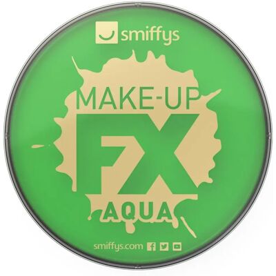 Smiffys Bright Green Make-up FX Aqua Face & Body Paint - Face and Body Paint Smiffys Bright Green Make-up FX Aqua Face & Body Paint - Face and Body Paint