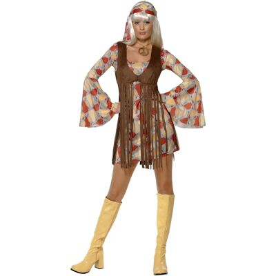 Costume Hippie anni '60 da Donna di Smiffys - Costume Costume Hippie anni '60 da Donna di Smiffys - Costume