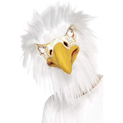 Smiffys 39521 Witte Volledige Adelaarsmasker - Masker Smiffys 39521 Witte Volledige Adelaarsmasker - Masker