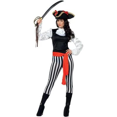 Smiffys Pirate Lady Costume - Adult Black Smiffys Pirate Lady Costume - Adult Black